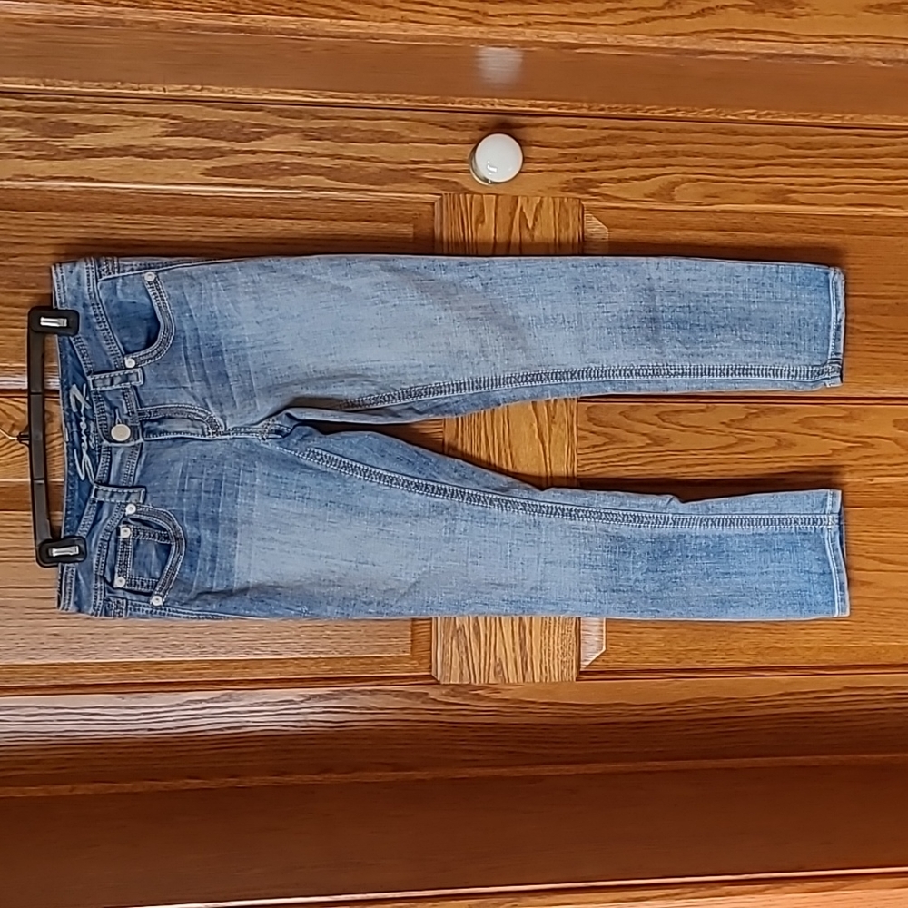 Seven slim straight jeans